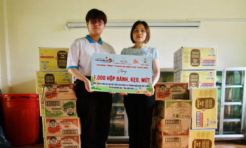 Biên bản xác nhận tài trợ Chương trình Tháng ba biên giới tại tỉnh Điện Biên