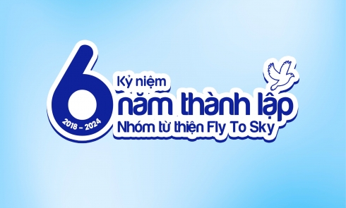 FTS 6 Năm - Nhìn lại biểu trưng Chào mừng Thành lập Nhóm từ thiện Fly To Sky Qua các năm