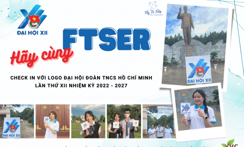 Cùng FTSer check in với logo Đại hội toàn quốc Đoàn TNCS Hồ Chí Minh lần thứ XII