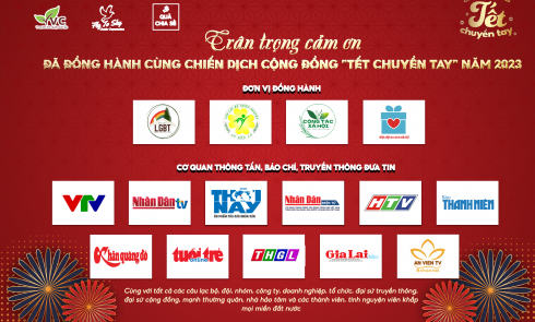 Hơn 250 tổ chức, cá nhân ủng hộ chiến dịch cộng đồng Tết chuyền tay năm 2023