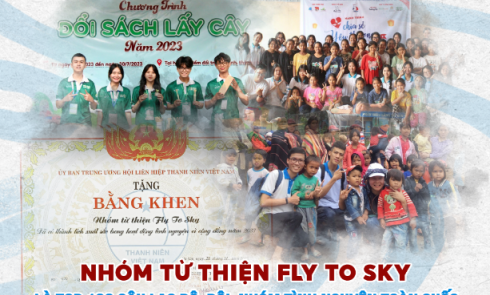 Nhóm từ thiện Fly To Sky là top 100 câu lạc bộ, đội, nhóm tình nguyện xuất sắc năm 2023