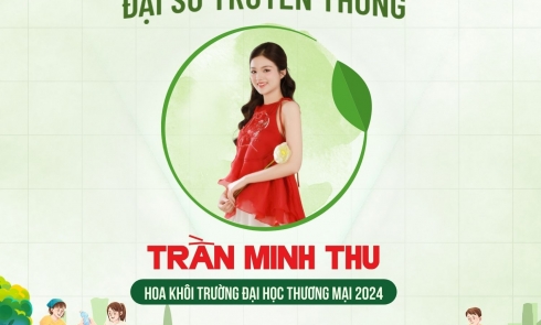 CÔNG BỐ ĐẠI SỨ TRUYỀN THÔNG CHƯƠNG TRÌNH “ĐỔI SÁCH LẤY CÂY” 2025 | HOA KHÔI TRƯỜNG ĐẠI HỌC THƯƠNG MẠI TRẦN MINH THU