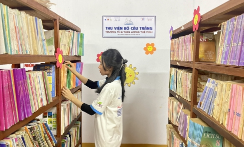 Mang thư viện đến trường học biên giới tỉnh Gia Lai