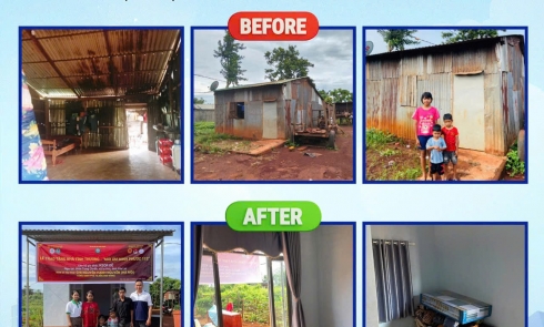 Góp gạch - Xây ước mơ: Khánh thành 02 Mái ấm tại xã Ia Hrú