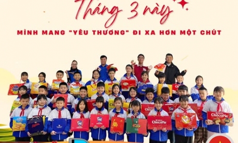 Tháng 3 này, mình mang “yêu thương” đi xa hơn một chút