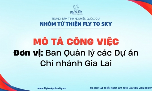 Chi nhánh Gia Lai - Mô tả công việc Ban Quản lý các Dự án Chi nhánh