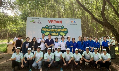 VEDAN Việt Nam đồng hành cùng Fly To Sky thực hiện Chiến dịch nhặt rác bảo vệ môi trường năm 2024 tại tỉnh Đồng Nai