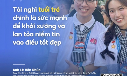 Chàng trai kiên định với khát vọng phụng sự cộng đồng