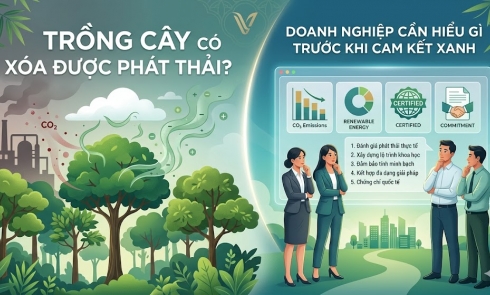 Trồng cây có xóa được phát thải? Doanh nghiệp cần hiểu gì trước khi cam kết xanh