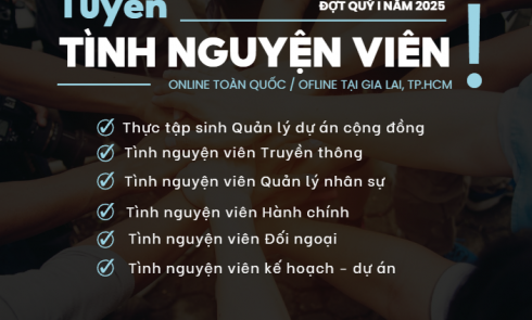 Fly To Sky Tuyển tình nguyện viên và thực tập sinh – Đợt Quý I năm 2025