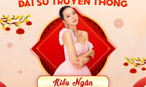 Hoa hậu Việt Nam Toàn cầu 2015 - MC Kiều Ngân - Đại sứ truyền thông Chiến dịch cộng đồng Tết chuyền tay năm 2024