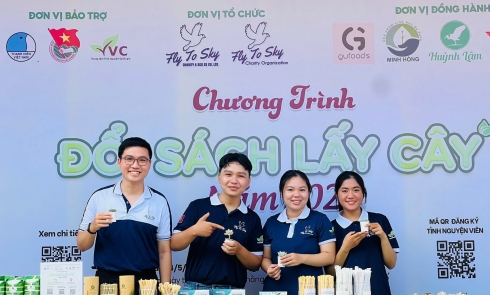 Fly To Sky phát động Chương trình “Đổi sách lấy cây” năm 2025