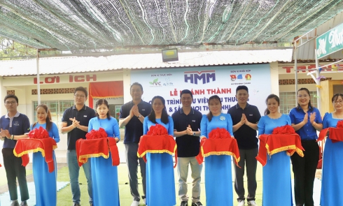 Trao tặng Công trình Thư viện yêu thương và sân chơi thiếu nhi tại huyện Bình Chánh